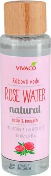 Vivaco BIO růžová čistící a tonizační pleťová voda 100 ml 