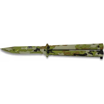 kapesní nůž Nůž motýlek Albainox Abanico Aluminio Camo - woodland