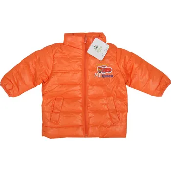 Dívčí bunda Cars chlapecká oranžová bunda McQueen Velikost: 92