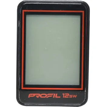 Tachometr Cyklopočítač PROFIL-1501 12SW bezdrátový červený