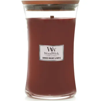Svíčka WoodWick Smoked Walnut & Maple
