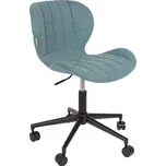 Modrá látková konferenční židle ZUIVER OMG