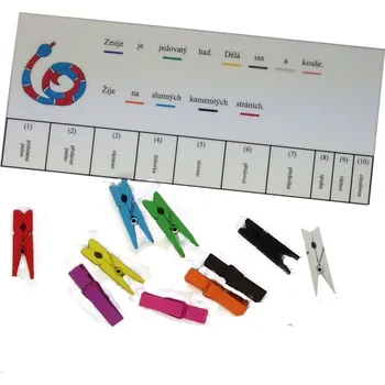 Český jazyk OSKOLA.cz Slovní druhy s kolíčky