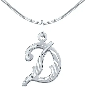 Přívěsek Stříbrný přívěsek písmeno D