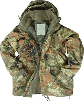 Pánská casual bunda Mil-Tec Bunda US s vložkou Fleece Flecktarn S