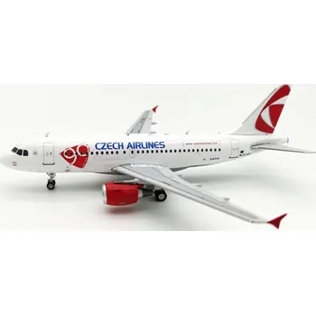 Plastikový model Inflight200 - Airbus A319-112, ČSA Czech Airlines, "2010" Colors with "90 Anniversary" Logo, 2013, Česká republika, 1/200