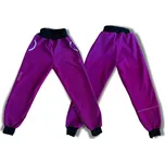 ELLEM Dívčí softshellové kalhoty, OSTRUŽINA - EBENA Střih: REGULAR 158