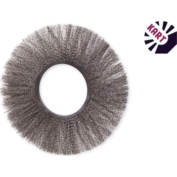 Brusný kartáč Drátěný kroužek 300 mm - ocel vlnitá, 0,25 mm