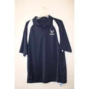 Pánské tričko TRIKO, TRIČKO polo Reebok s nášivkou krátký rukáv - modrobílé Velikost: 2XL