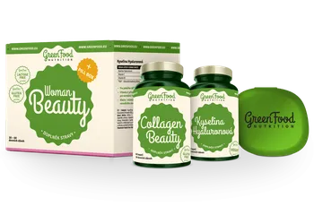 Přírodní produkt GreenFood Nutrition Woman Beauty 120 cps. + Pillbox