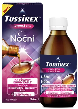 Přírodní produkt Omega Pharma Tussirex noční sirup 120 ml