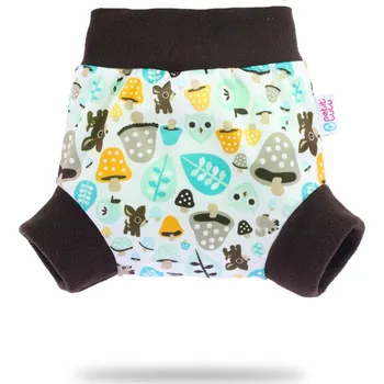 Plenkové kalhoty Petit Lulu s.r.o. Houbičky - pull-up svrchní kalhotky - L