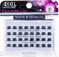 Ardell Double Up Knotted Trio Lash trsové řasy 3v1 32 ks Short Black