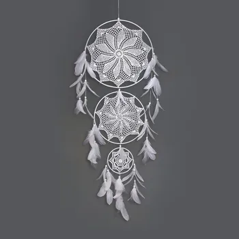 Lapač snů Lapač snů BÍLÝ SEN XXL vel. 130cm MN7024