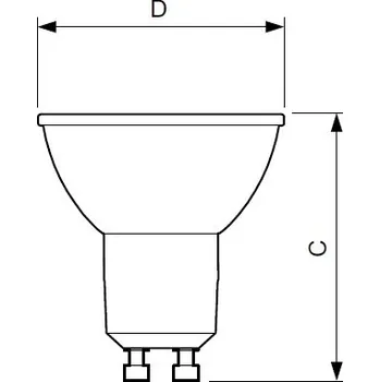 Osvětlení Philips LED žárovka GU10 MV 4W 35W neutrální bílá 4000K , reflektor 36°