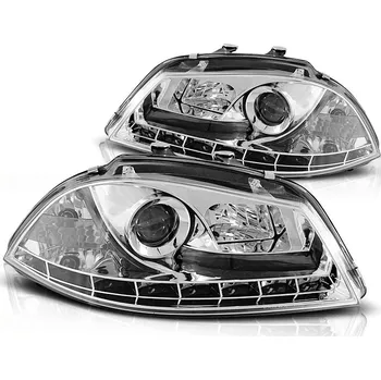 Osvětlení automobilu Tuning Tec Přední světla SEAT IBIZA 6L 04.02-08 DAYLIGHT chromové