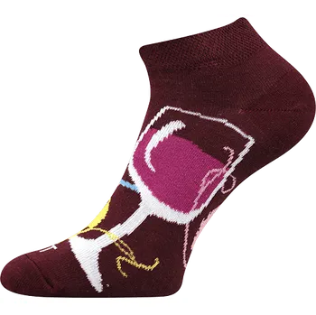 Pánské ponožky Ponožky - Víno nízké - velikost 39-42 (Velikost 39-42)