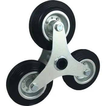 Pojezdové kolečko Trojkolo pro schodišťový rudl ZABI 3x125mm