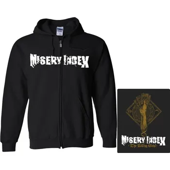 Pánská mikina mikina s kapucí a zipem Misery Index - The Killing Gods