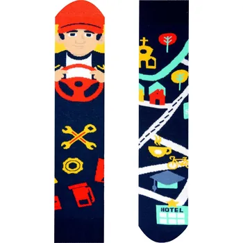 Pánské ponožky Veselé ponožky Řidič, Střih Pánsky/UNISEX, Velikost 35-38