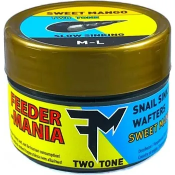 Návnadová surovina Feeder Mania Snail Sinking Wafters Two Tone M-L Sweet Mango