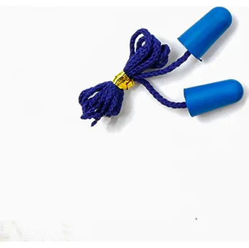 Špunt do uší Haspro Super Soft špunty do uší se šňůrkou Barva: modrá - blue, Množství: 1 pár