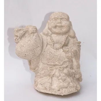 Zahradní dekorace Vápencový budha typ 7
