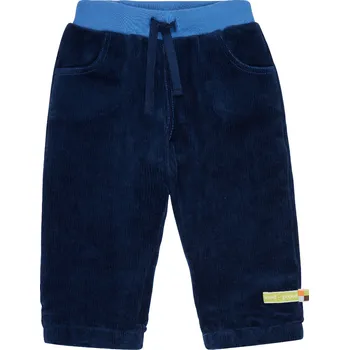 Chlapecké kalhoty Dětské manžestrové kalhoty Tmavě modrá loud + proud Velikost: 74/80