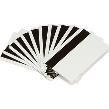 Karta Zebra PVC karty, s magnetickým proužkem (HiCo), balení 500ks karet na potisk, bílá barva