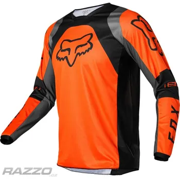 Moto dres Pánský MX dres FOX 180 Lux Jersey Flo Orange 2022 S