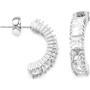 Náušnice BRUNOshop.cz Náušnice půlkroužky s kamínky