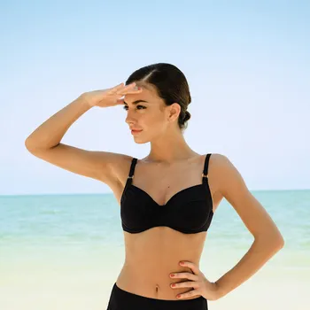 Dámské plavky Dámské plavky horní díl - Twiggy Top 8733-1 - RosaFaia Anita černá 36/70E