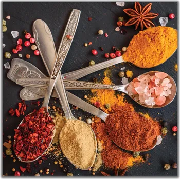 Obraz Malvis ® Obraz koření v odstínech slunce Velikost: čtverec - 30x30 cm