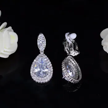 Náušnice B-TOP náušnice klipsy DIAMOND DROP 61752