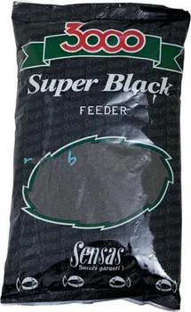 Návnadová surovina Sensas 3000 Super Black Feeder 1 kg