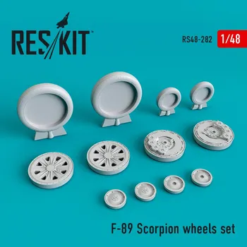 Plastikový model Reskit 1/48 F-89 Scorpion wheels set