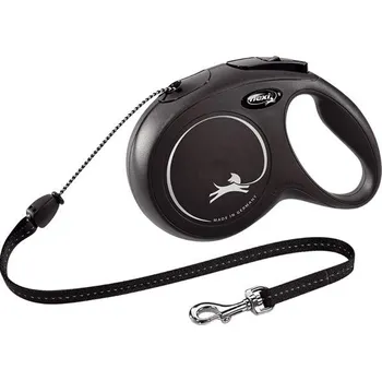 Vodítko pro psa Flexi - Bogdahn International Flexi Classic NEW M lanko 8 m černé 20 kg