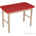 dřevěný dětský stolek z masivního dřeva metdre barevný