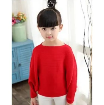 Chlapecký svetr Dívčí svetřík s netopýřími rukávy Barva: Červená, Velikost: 14 let (160)