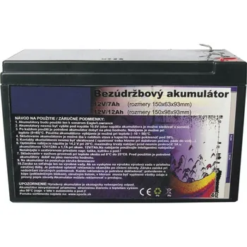 Záložní baterie Akumulátor k sonarům a loďce Bait liner 12V/12Ah