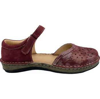 Dámské polobotky Dámská vycházková obuv Hilby 573 vínové Velikost: 40 (EU)