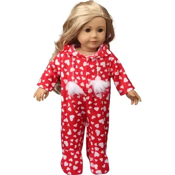 Zimní oblečení s vánočním motivem na panenky Baby Born 43 cm Varianta: červený overal