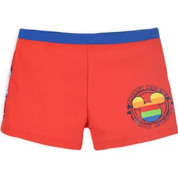 Chlapecké plavky Chlapecké plavky MICKEY MOUSE RAINBOW červené Velikost: 104