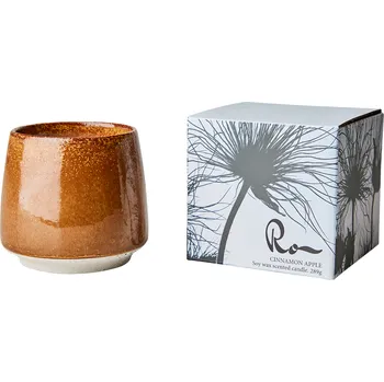 Svíčka Vonná svíčka RO skořice a jablko 50h