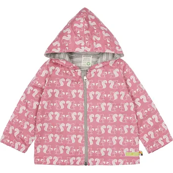 Dětská bunda - nepromokavá Růžová veverka loud + proud Velikost: 86/92