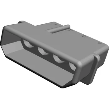 Elektrický konektor TE Connectivity MATE-N-LOK zásuvkový konektor na kabel 4, 1-480426-0, 1 ks