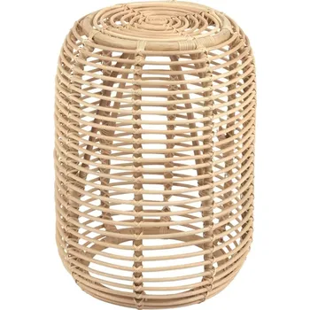 Toaletní stolek Ratanový odkládací stolek Kave Home Kohana Ø 45 cm