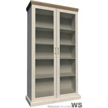 Obývací pokoj moderní prosklená vitrína z dřevotřísky Royal WS gala