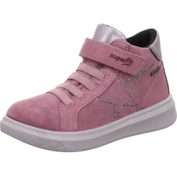 Dívčí obuv fialkové kotníčkové boty Superfit s membránou Gore-tex