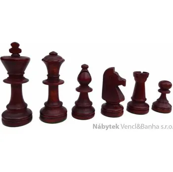 Šachy dřevěné turnajové šachové figurky Staunton Nr.6 168 mad